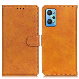Custodia in pelle Realme GT Neo 3T / Neo 2 Effetto Pelle Retrò Opaca