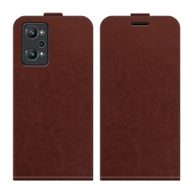 Folio Cover Realme GT Neo 3T / Neo 2 Custodia in pelle Patta Verticale Effetto Pelle
