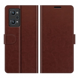 Folio Cover Realme GT Neo 3T / Neo 2 Effetto Pelle Di Design