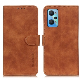 Folio Cover Realme GT Neo 3T / Neo 2 Effetto Pelle Opaca Vintage Khazneh