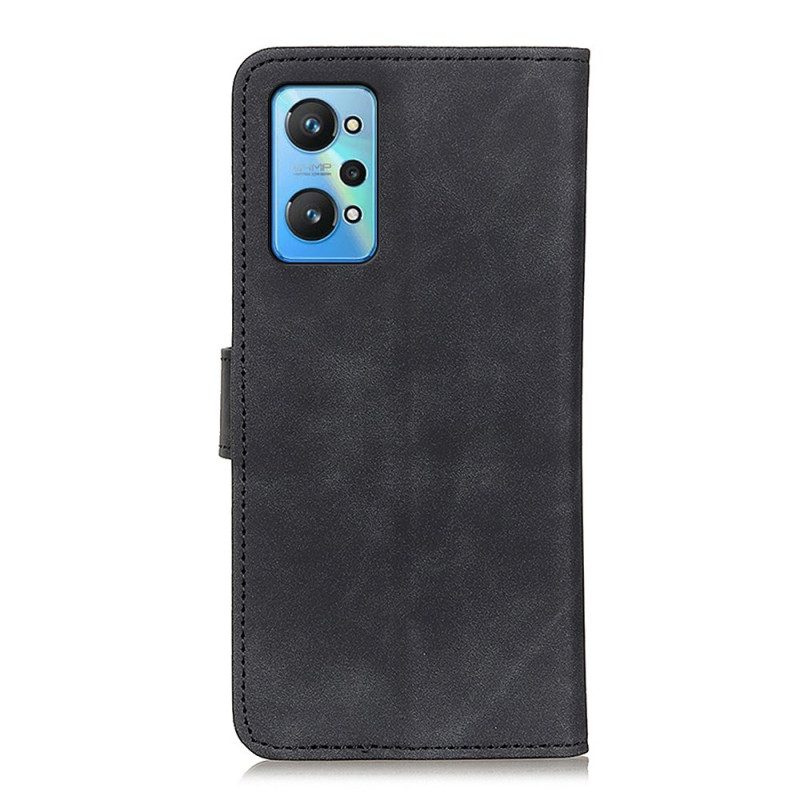Folio Cover Realme GT Neo 3T / Neo 2 Effetto Pelle Opaca Vintage Khazneh