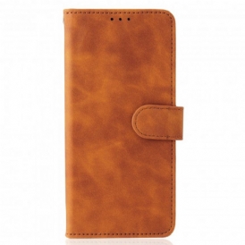 Folio Cover Vivo Y21 Tocco Di Pelle