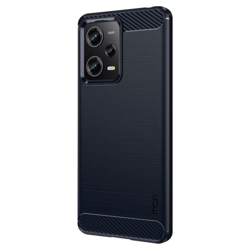 Cover Xiaomi Redmi Note 12 Pro Fibra Di Carbonio Spazzolata Mofi