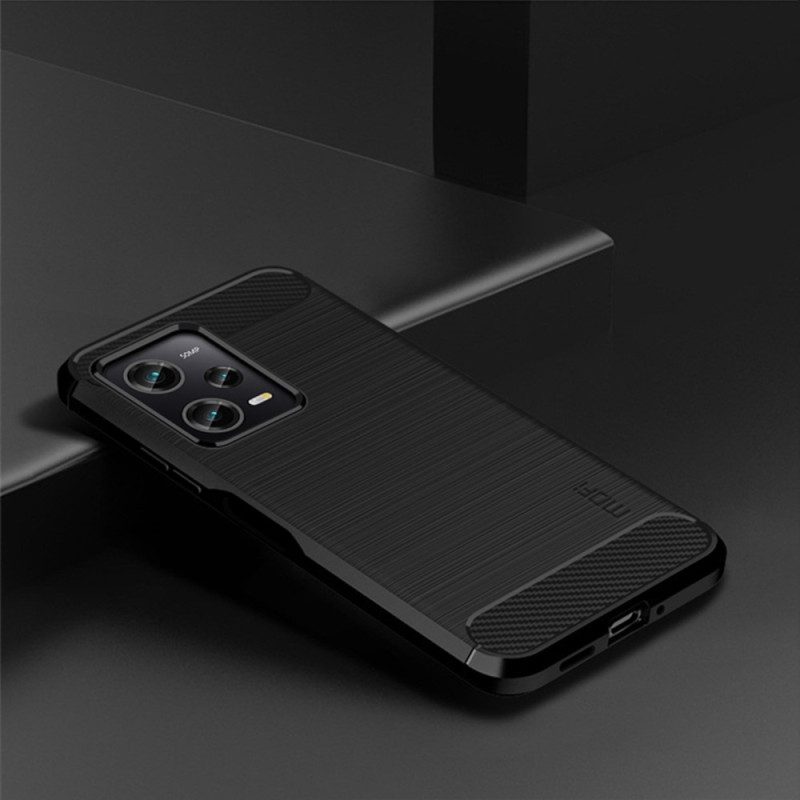 Cover Xiaomi Redmi Note 12 Pro Fibra Di Carbonio Spazzolata Mofi