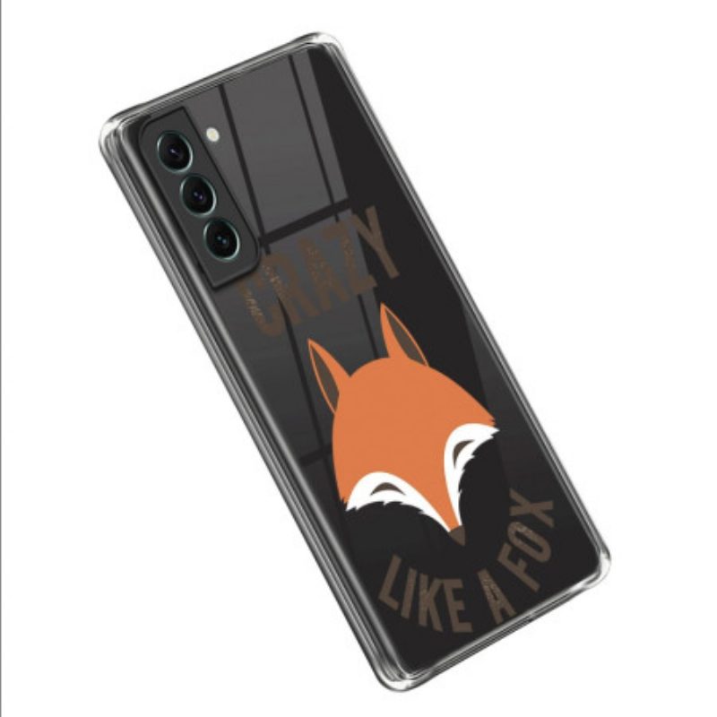 Cover Samsung Galaxy S23 5G Trasparente Pazzo Come Una Volpe