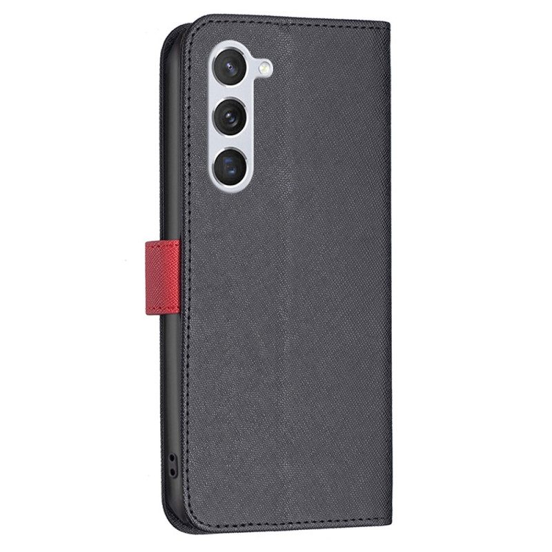 Custodia A Portafoglio Samsung Galaxy S23 5G Colore Binfen Bicolore