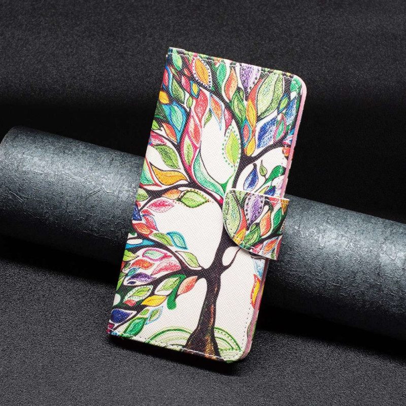 Custodia in pelle Samsung Galaxy S23 5G Albero