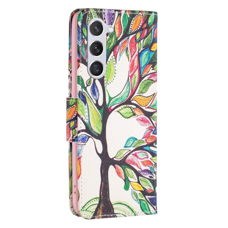 Custodia in pelle Samsung Galaxy S23 5G Albero