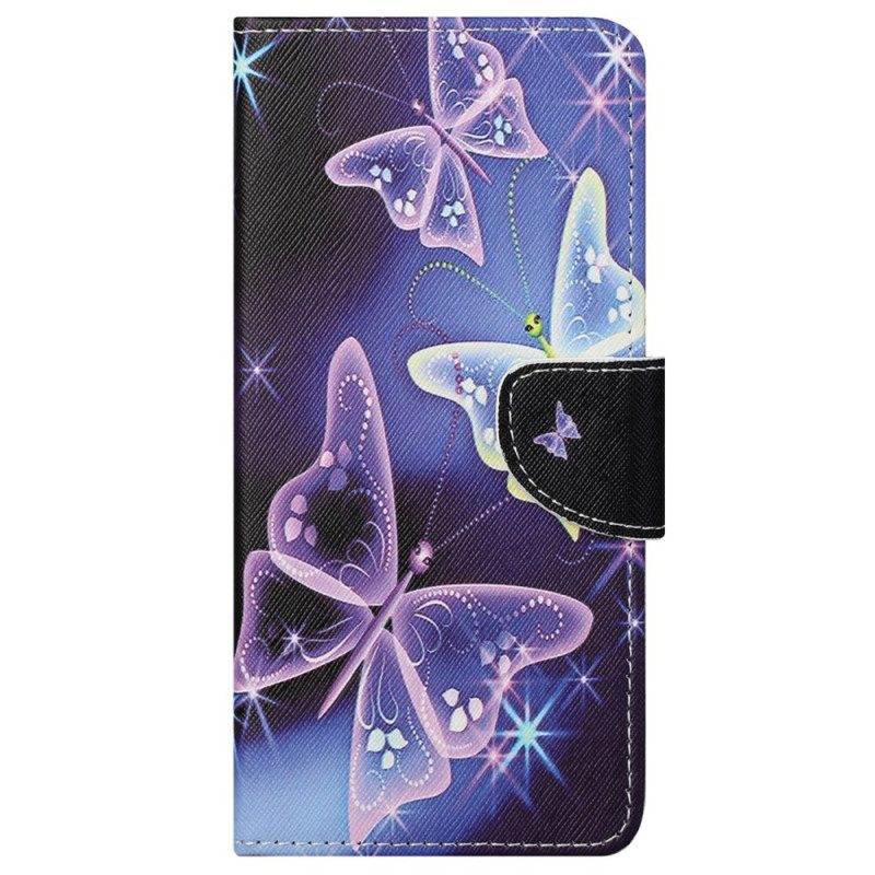 Custodia in pelle Samsung Galaxy S23 5G Sublimi Farfalle