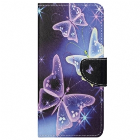 Custodia in pelle Samsung Galaxy S23 5G Sublimi Farfalle