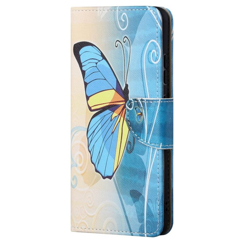 Custodia in pelle Samsung Galaxy S23 5G Sublimi Farfalle
