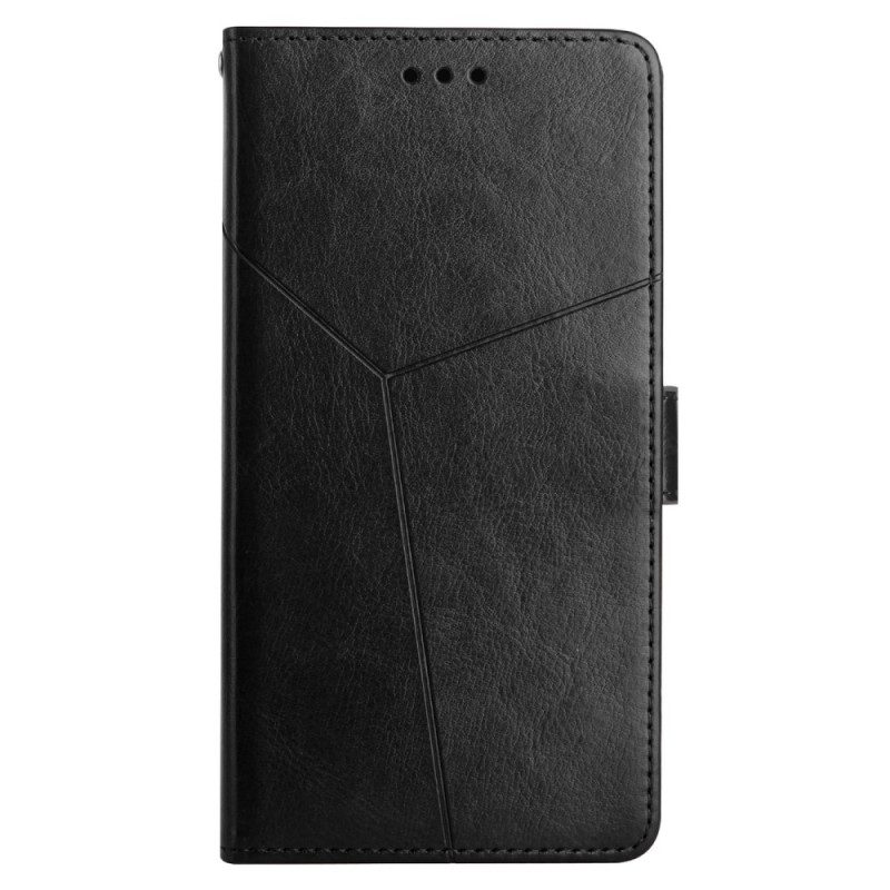Custodia in pelle Samsung Galaxy S23 5G Y Strappy Design