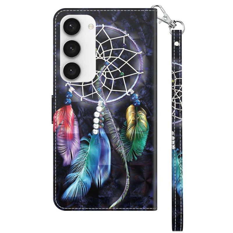 Folio Cover Samsung Galaxy S23 5G Cinghia Acchiappasogni
