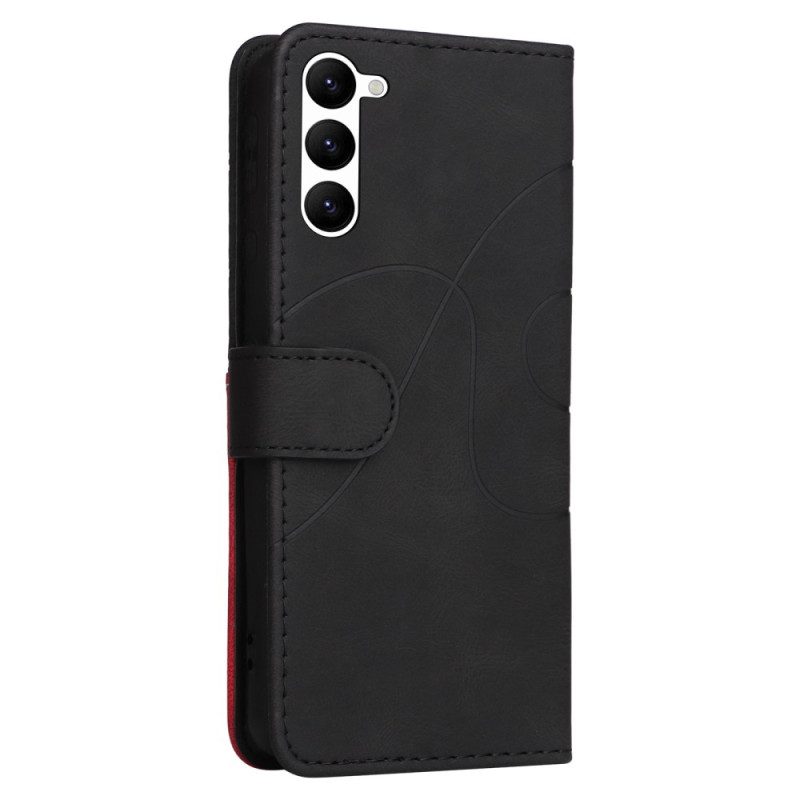 Folio Cover Samsung Galaxy S23 5G Cinturino Bicolore