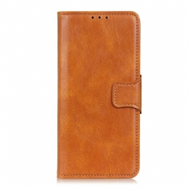 Custodia in pelle Oppo A16 / A16s Chiusura Reversibile Effetto Pelle