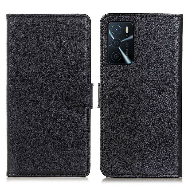 Custodia in pelle Oppo A16 / A16s Ecopelle Tradizionale