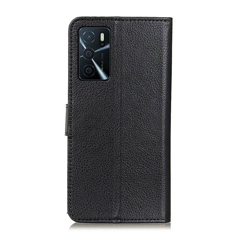 Custodia in pelle Oppo A16 / A16s Ecopelle Tradizionale