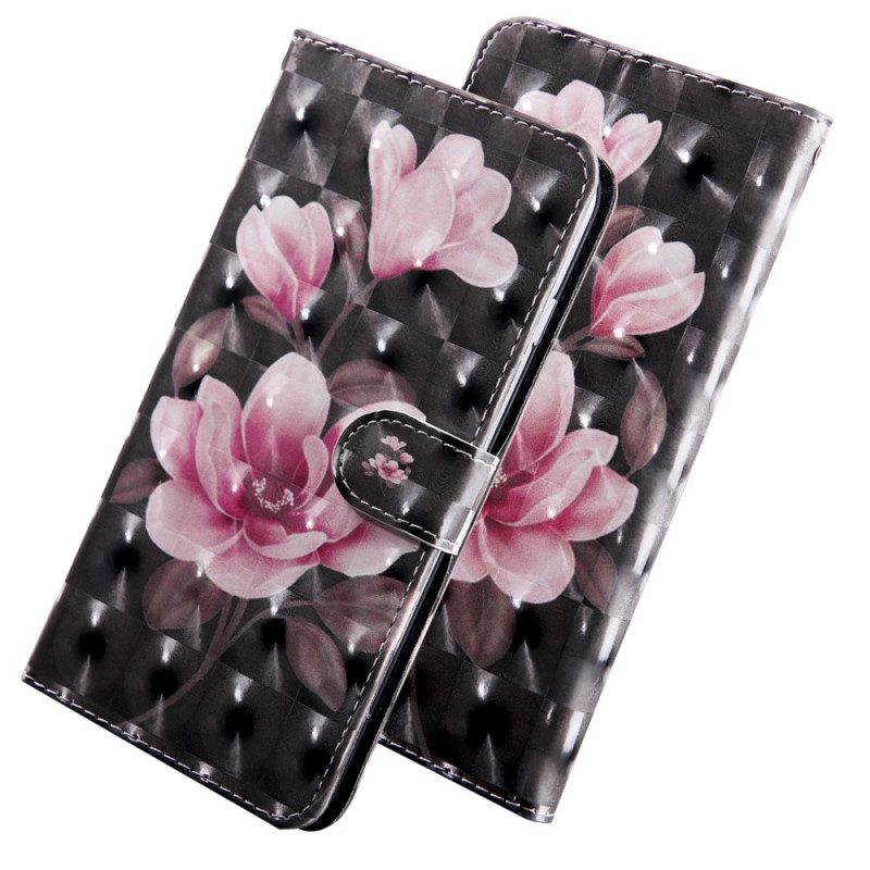 Custodia in pelle Oppo A16 / A16s Fiori Sbocciati