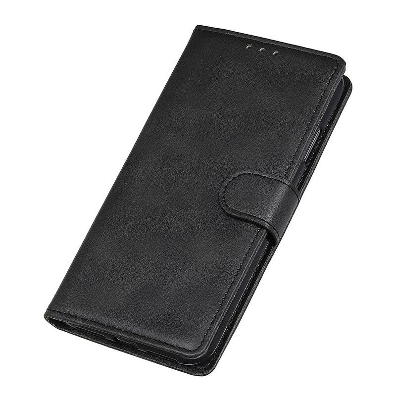 Custodia in pelle Oppo A16 / A16s Retro Effetto Pelle Opaca