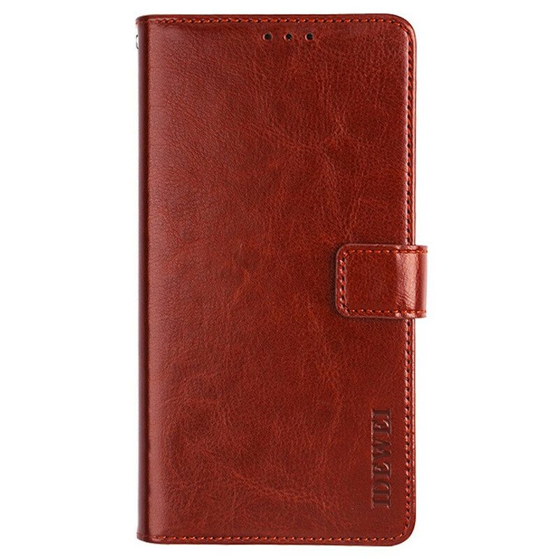 Custodia in pelle Oppo A16 / A16s Similpelle Idewei