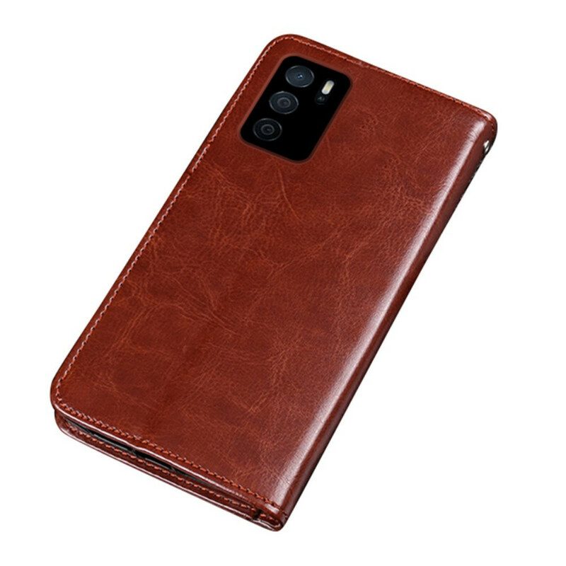 Custodia in pelle Oppo A16 / A16s Similpelle Idewei