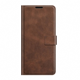 Custodia in pelle Oppo A16 / A16s Sottile Effetto Pelle Estremo