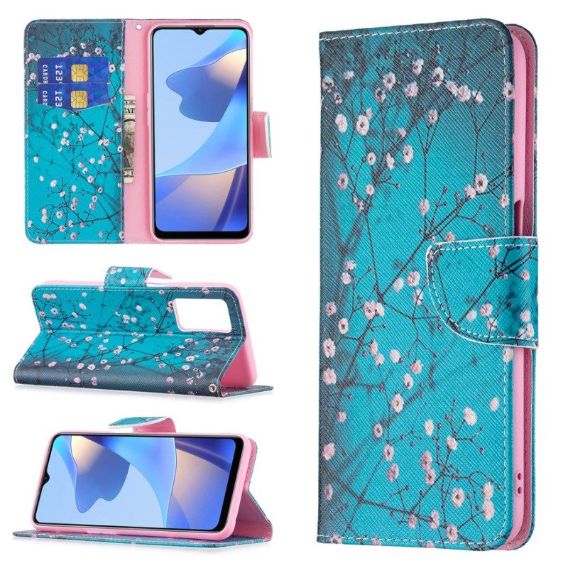Folio Cover Oppo A16 / A16s Albero In Fiore