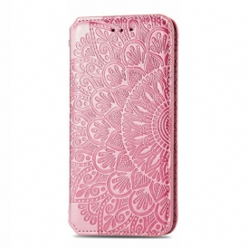 Folio Cover Oppo A16 / A16s Custodia in pelle Mandala