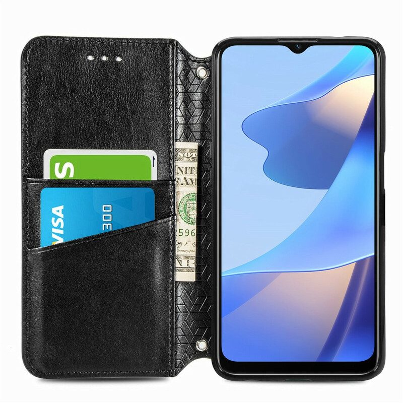 Folio Cover Oppo A16 / A16s Custodia in pelle Mandala