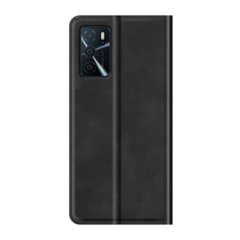 Folio Cover Oppo A16 / A16s Custodia in pelle Tocco Di Pelle