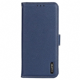 Folio Cover Oppo A16 / A16s Khazneh Pelle Di Litchi