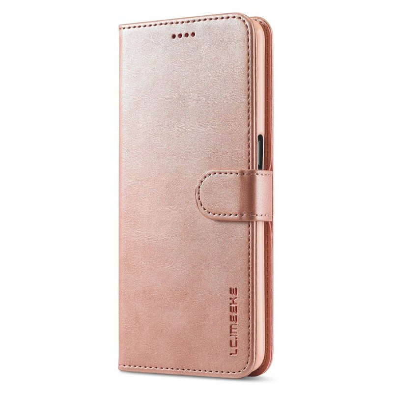 Folio Cover Oppo A16 / A16s Lc.imeeke Effetto Pelle