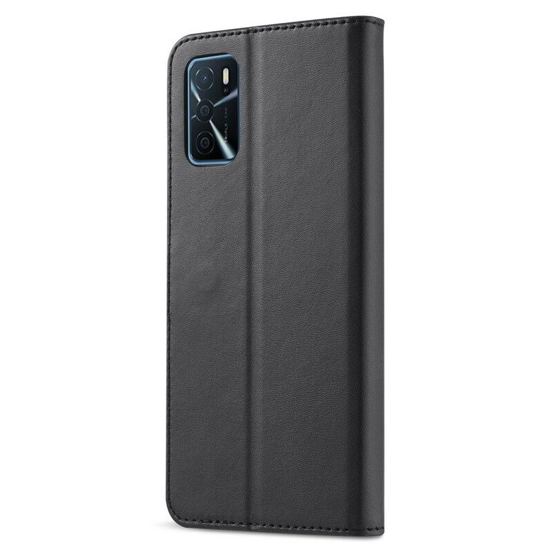 Folio Cover Oppo A16 / A16s Lc.imeeke Effetto Pelle