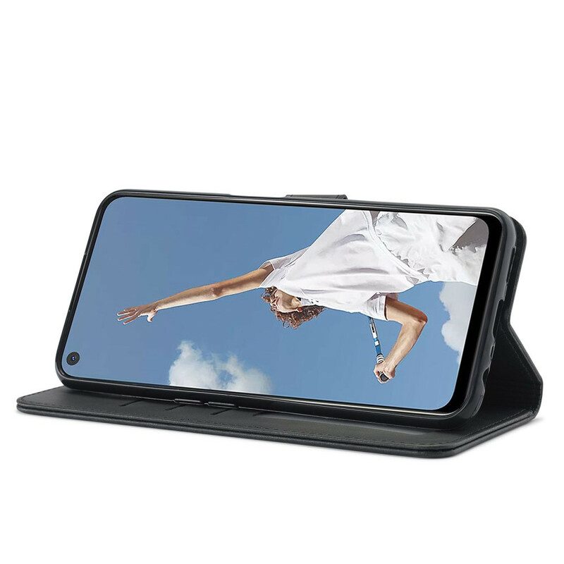 Folio Cover Oppo A16 / A16s Lc.imeeke Effetto Pelle