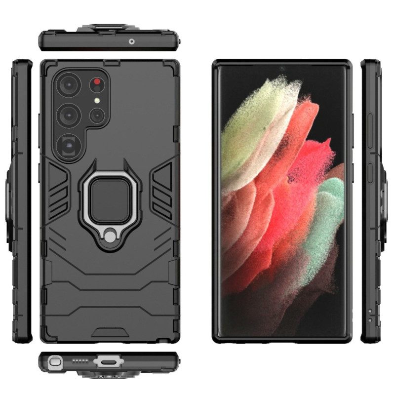Cover Samsung Galaxy S23 Ultra 5G Anello Resistente