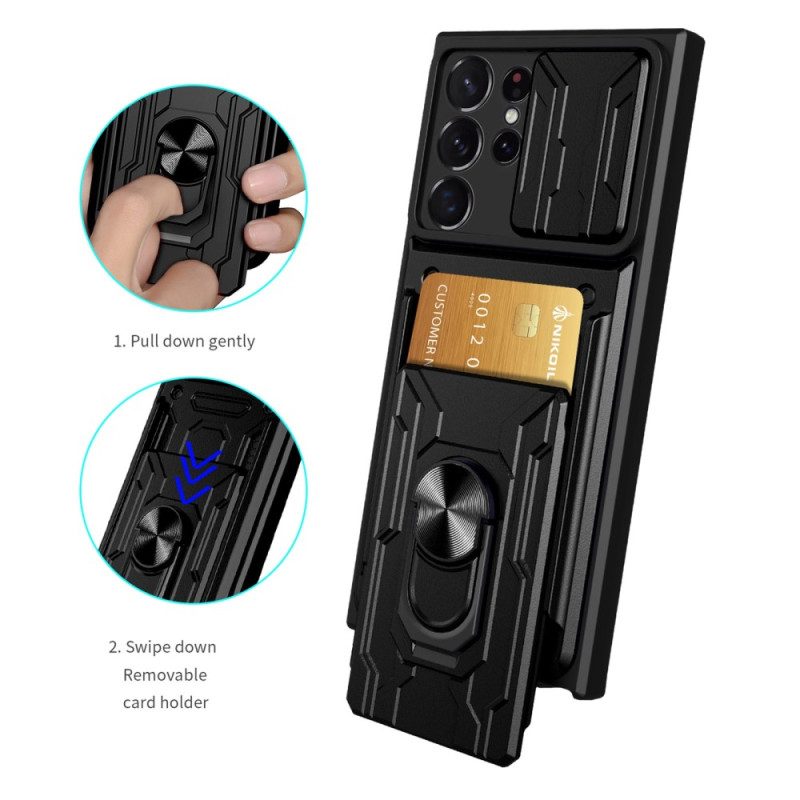 Cover Samsung Galaxy S23 Ultra 5G Copertura E Supporto Per Fotocamera