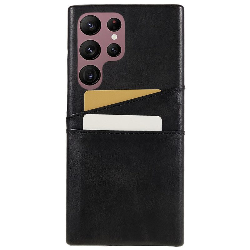 Cover Samsung Galaxy S23 Ultra 5G Due Titolari Di Carte