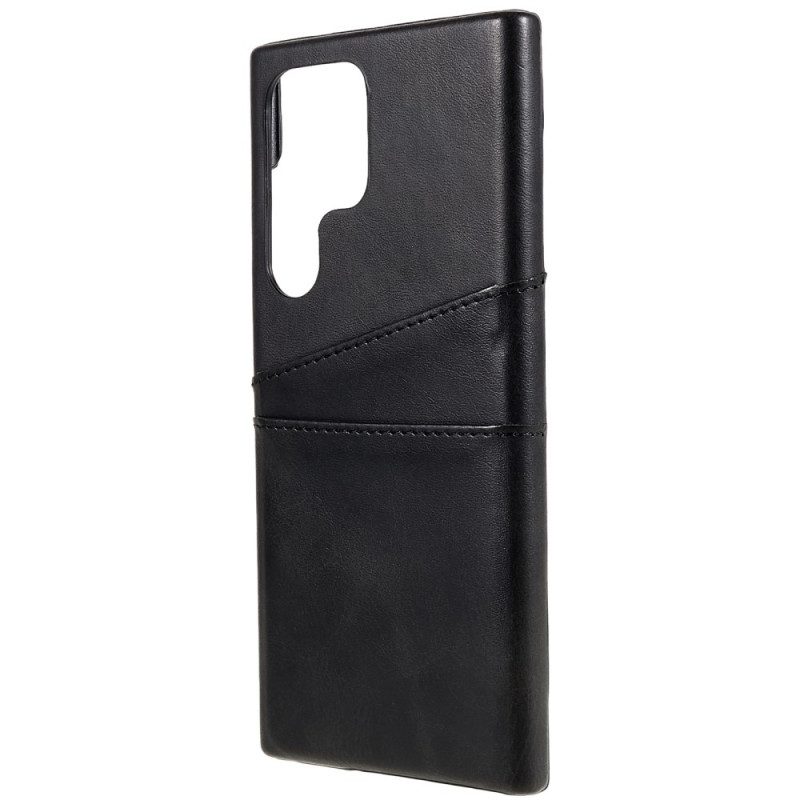 Cover Samsung Galaxy S23 Ultra 5G Due Titolari Di Carte