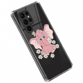 Cover Samsung Galaxy S23 Ultra 5G Elefante Rosa