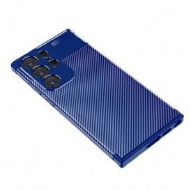Cover Samsung Galaxy S23 Ultra 5G Fibra Di Carbonio Flessibile