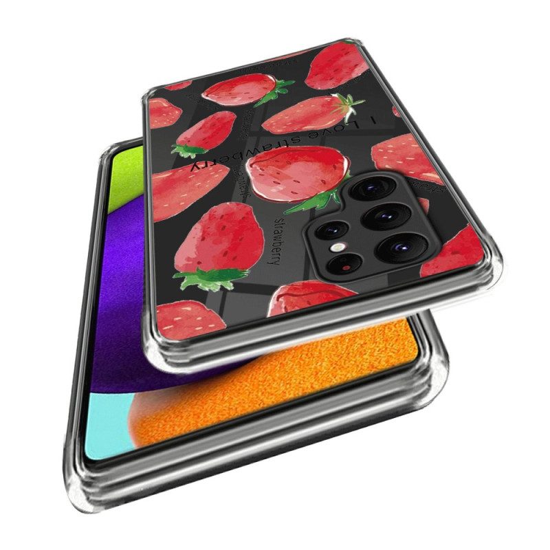 Cover Samsung Galaxy S23 Ultra 5G Fragole