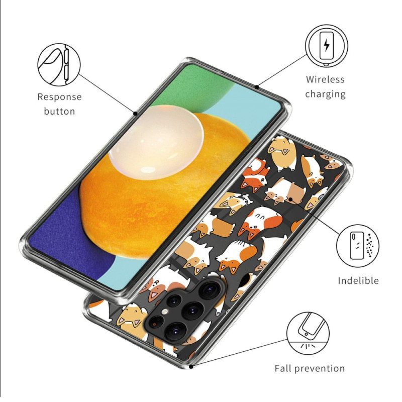 Cover Samsung Galaxy S23 Ultra 5G Più Cani