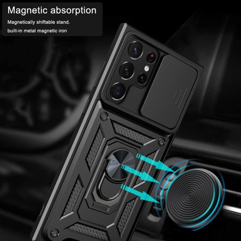 Cover Samsung Galaxy S23 Ultra 5G Supporto E Protezioni Per Lenti
