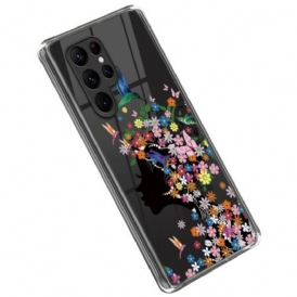 Cover Samsung Galaxy S23 Ultra 5G Testa Di Fiore