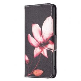 Custodia in pelle Samsung Galaxy S23 Ultra 5G Fiore Rosa