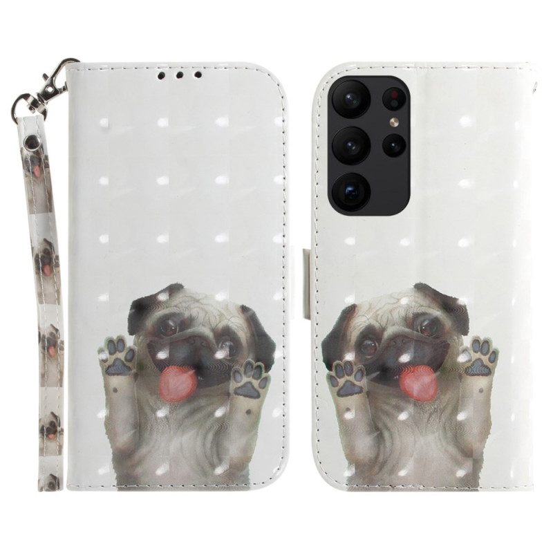 Custodia in pelle Samsung Galaxy S23 Ultra 5G Perizoma Carlino
