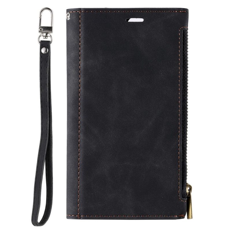 Custodia in pelle Samsung Galaxy S23 Ultra 5G Portacartina Posteriore