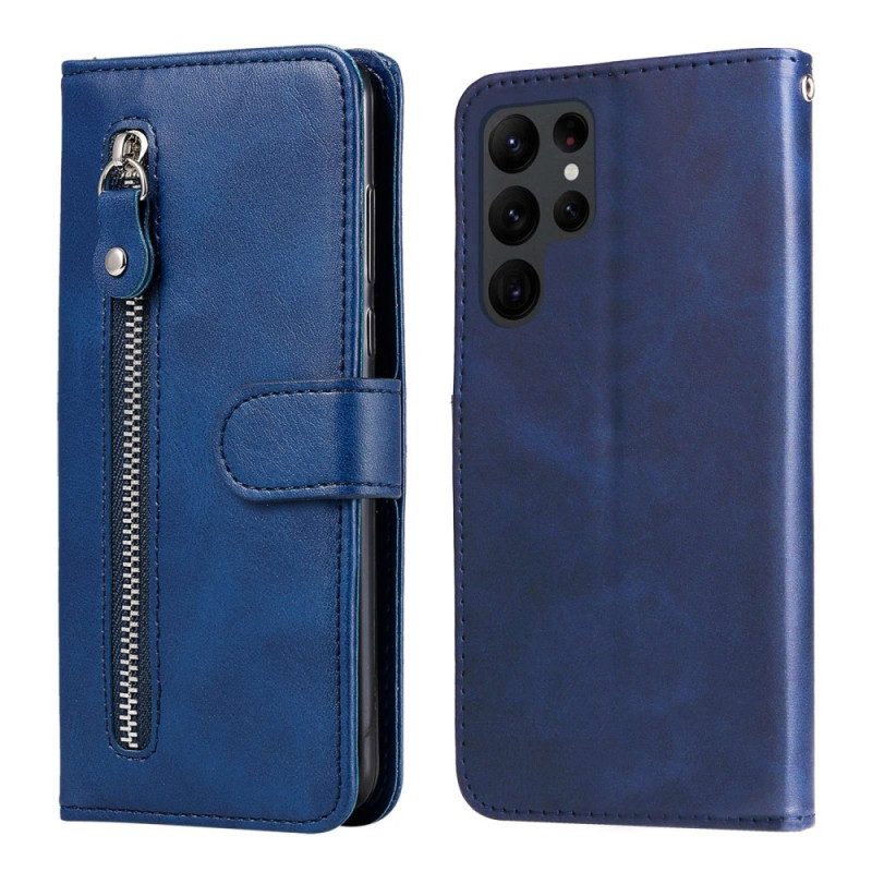 Custodia in pelle Samsung Galaxy S23 Ultra 5G Portafoglio