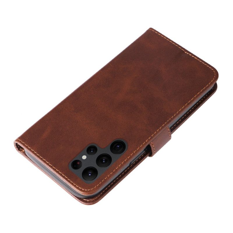 Custodia in pelle Samsung Galaxy S23 Ultra 5G Portafoglio