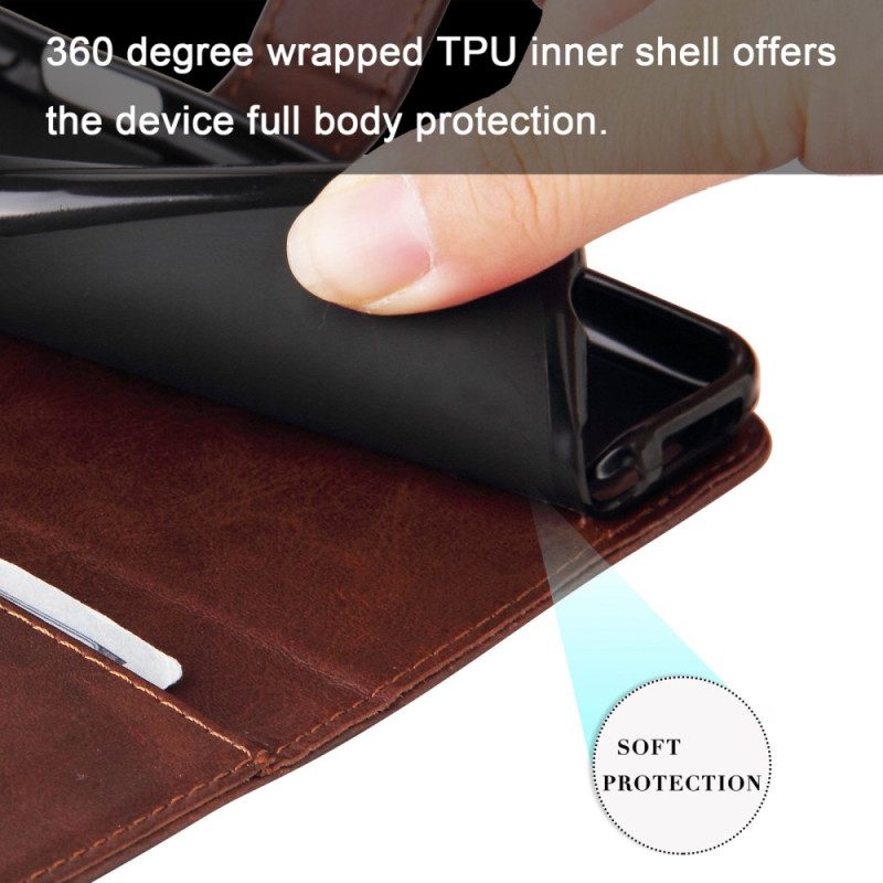 Custodia in pelle Samsung Galaxy S23 Ultra 5G Portafoglio